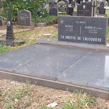 LALOUVIERE Alfred, la Hausse de  1921-1977 & Gabrielle ORIAN 1923-2004