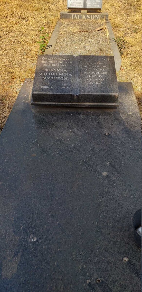MYBURGH Susanna Wilhelmina 1914-2008