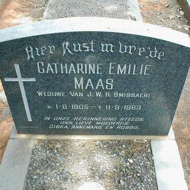 MAAS Catharine Emilie voorheen SMISSAERT 1905-1963