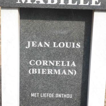 MABILLE Jean Louis &amp; Cornelia BIERMAN