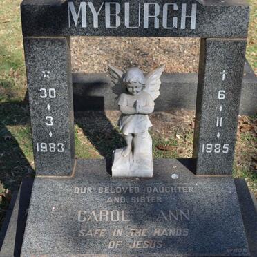 MYBURGH Carol Ann 1983-1985