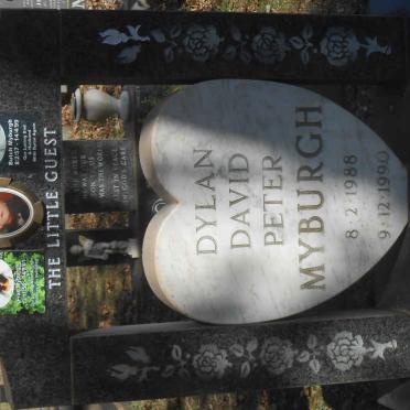 MYBURGH Butch 1957-1999 &amp; Fran 1956-2001 :: MYBURGH Dylan David Peter 1988-1990