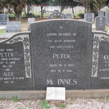 MCINNES Peter 1880-1969 &amp; Cornelia 1889-1977 :: MCINNES Peter -1946 :: MCINNES Alex -1940