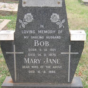 MCCLOUD Bob 1921-1975 &amp; Mary Jane -1985
