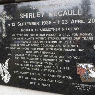 MCCAULL Shirley 1938-2006