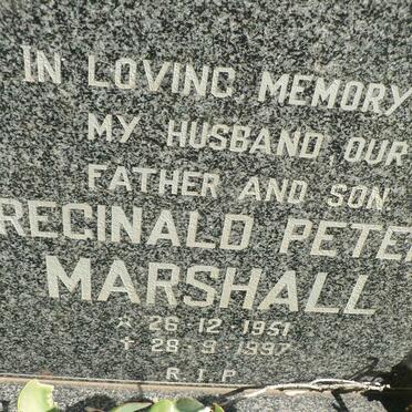 MARSHALL Reginald Peter 1951-1997