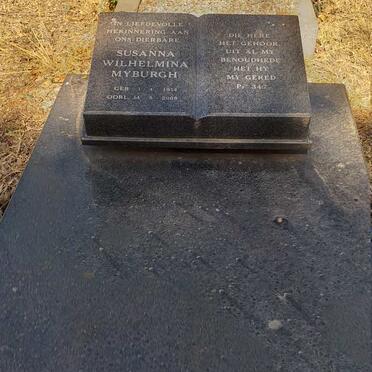MYBURGH Susanna Wilhelmina 1914-2008