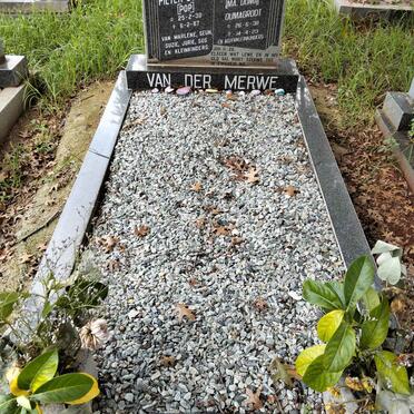 MERWE Pieter Schalk van 1930-1987 & Marlene 1938-2023 :: VAN DER MERWE Frans 1959-2020