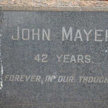 MAYER John