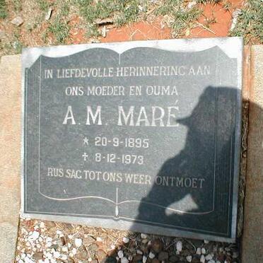 MARÉ A.M. 1895-1973