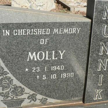 MUNNIK Molly 1940-1990