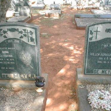 MEYER Willem Adriaan Albertus, de 1875-1962 &amp; Anna Catharina 1878-1956
