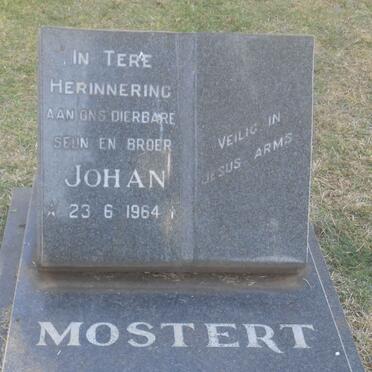 MOSTERT Johan 1964-1964