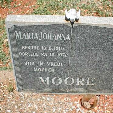 MOORE Maria Johanna 1907-1972