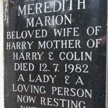 MEREDITH Marion -1982