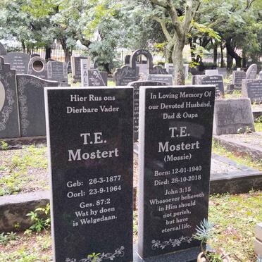 MOSTERT T.E. 1877-1964 :: MOSTERT T.E. 1940-2018