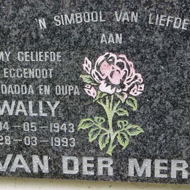 MERWE Wally, van der 1943-1993