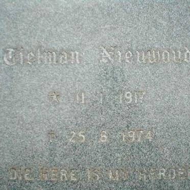 NIEWOUDT Tielman 1917-1974
