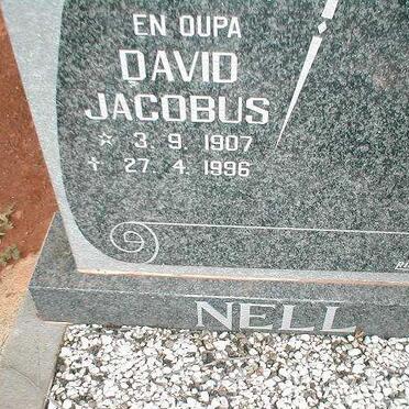 NELL David Jacobus 1907-1996