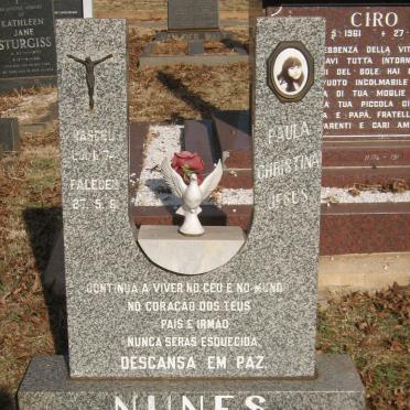 NUNES Paula Christina 1974-19??