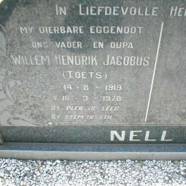 NELL Willem Hendrik Jacobus 1919-1978