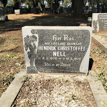 NELL Hendrik Christoffel 1970-1970