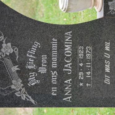NOLTE Anna Jacomina 1923-1973