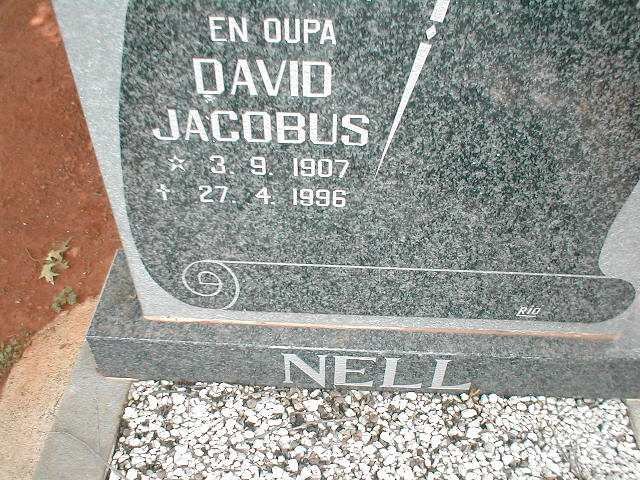 NELL David Jacobus 1907-1996