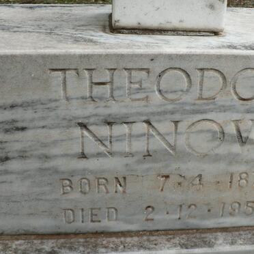 NINOW Theodor 1877-1958
