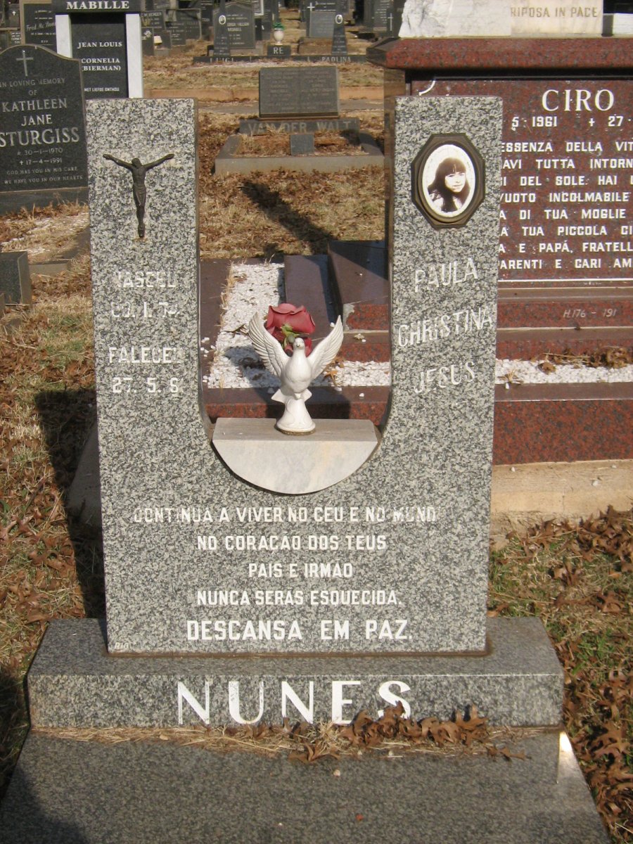 NUNES Paula Christina 1974-19??