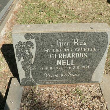 NELL Gerhardus 1971-1971