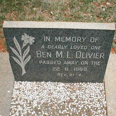 OLIVIER Ben M.L. -1969