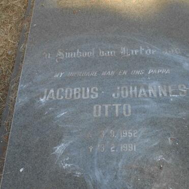 OTTO Jacobus Johannes 1952-1991
