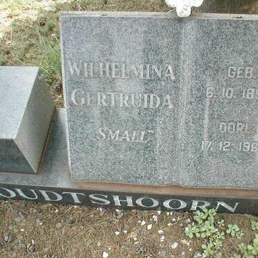 OUDTSHOORN Wilhelmina Gertruida, van Rheede van 1890-1969