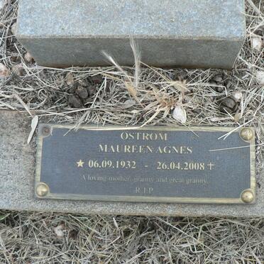 OSTROM Maureen Agnes 1932-2008 :: OSTROM Robert 1961-1982 _2