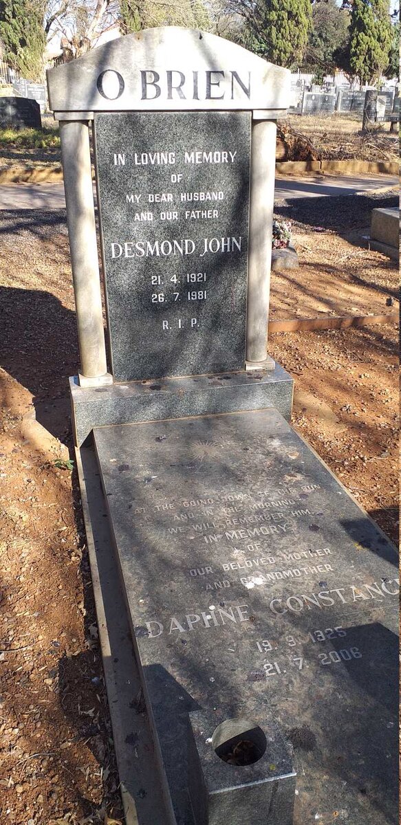 O'BRIEN Desmond John 1921-1981 & Daphne Constance 1925-2006 _1