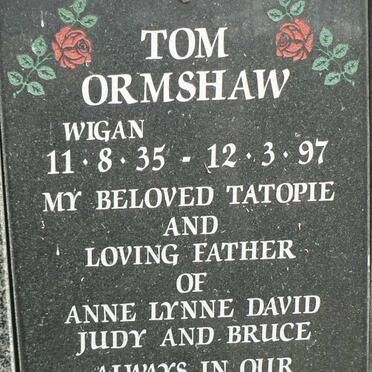 ORMSHAW Tom 1935-1997