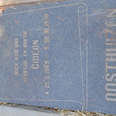 OOSTHUIZEN Gideon 1969-1970