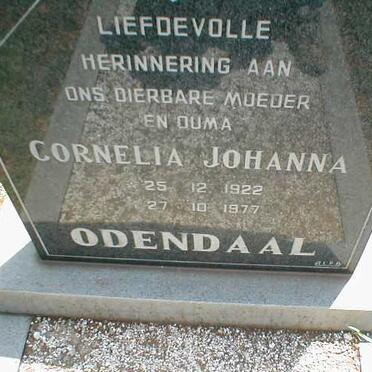 ODENDAAL Cornelia Johanna 1922-1977