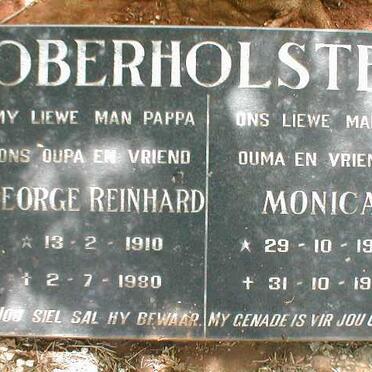 OBERHOLSTER George Reinhard 1910-1980 &amp; Monica 1920-1990