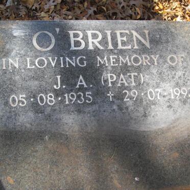 O'BRIEN J.A. 1935-1993