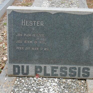 PLESSIS Hester, du