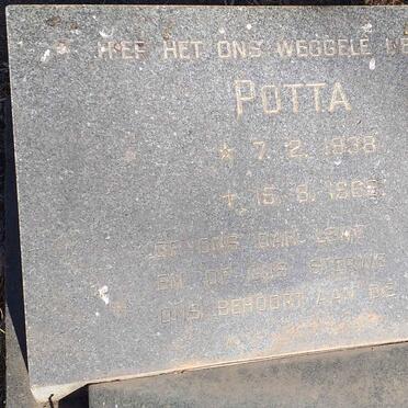 PRETORIUS Pieter Willem -1969 :: FRAUENDORF Potta 1938-1969 _2