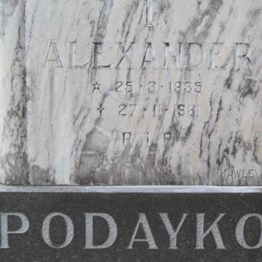 PODAYKO Alexander 1935-1981