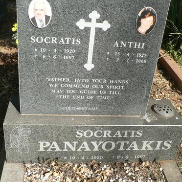 PANAYOTAKIS Socratis 1920-1997 &amp; Anthi 1927-2008