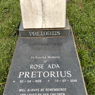 PRETORIUS Piet 1923-1974 & Rosa Ada 1926-2019 _1