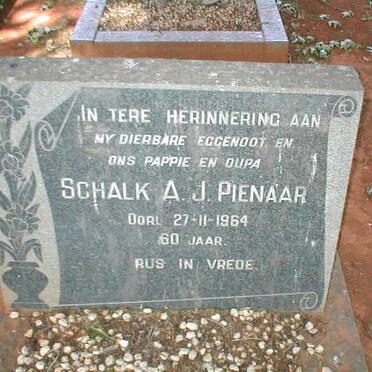 PIENAAR Schalk A. J. 1904-1964