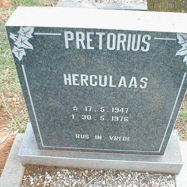 PRETORIUS Herculaas 1947-1976