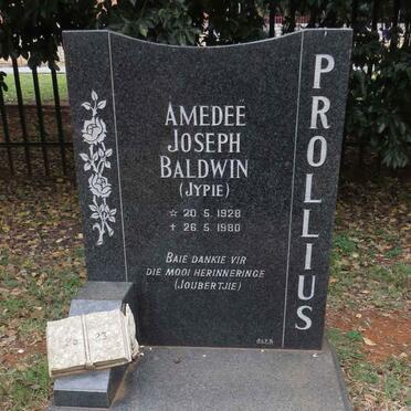 PROLLIUS Amedee Joseph Baldwin 1928-1980