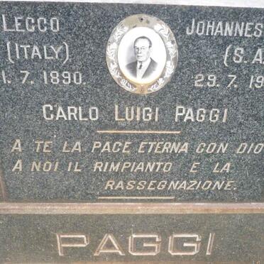 PAGGI Carlo Luigi 1890-1957